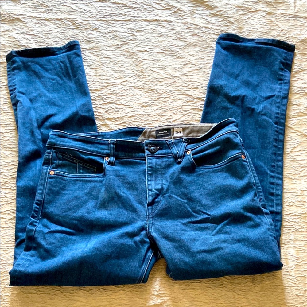 Volcom modern straight fit  Men's Blue Jeans Sz 34